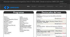 Desktop Screenshot of cienitours.com
